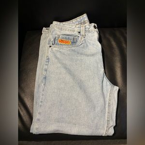 EMPYRE BAGGY LIGHT BLUE JEANS Size 30 waste